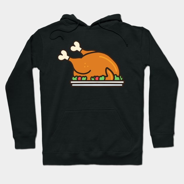 Thanksgiving Chicken Turkey Hoodie by Artmmey